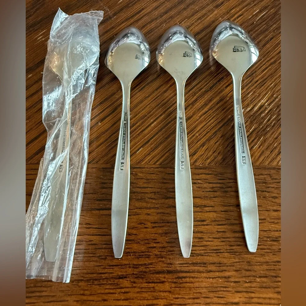 Nasco Haiti Teaspoons Vintage Stainless‎ lot of 4